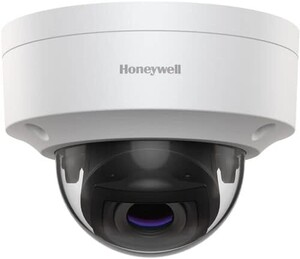 Honeywell HC30W45R2 5MP Outdoor Network Small Dome Camera, White; Smart IR; 4.3X Optical Zoom; 3D-DNR; 120 dB Wide Dynamic Range; Up to 10 Users; 1/2.7-inch 5MP CMOS